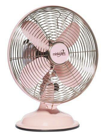 Ventilateur sur pied rose Minkate