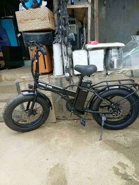 Vélo Électrique Pliable Noir