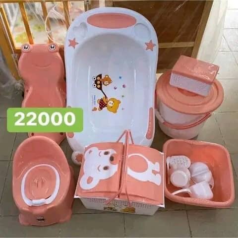 Ensemble de bain bébé complet