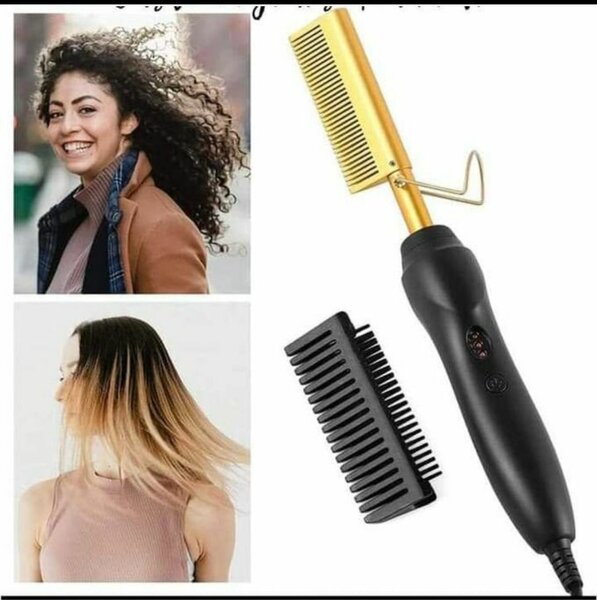 Peigne chauffant 2en1 lisseur