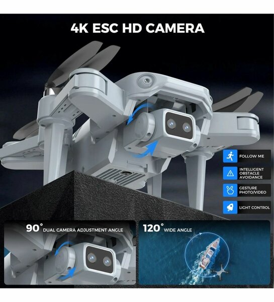 Drone 4K Caméra HD Pliable