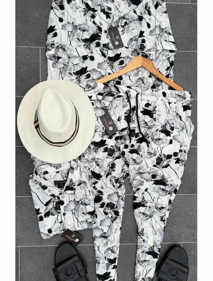 Ensemble chemise-pantalon été