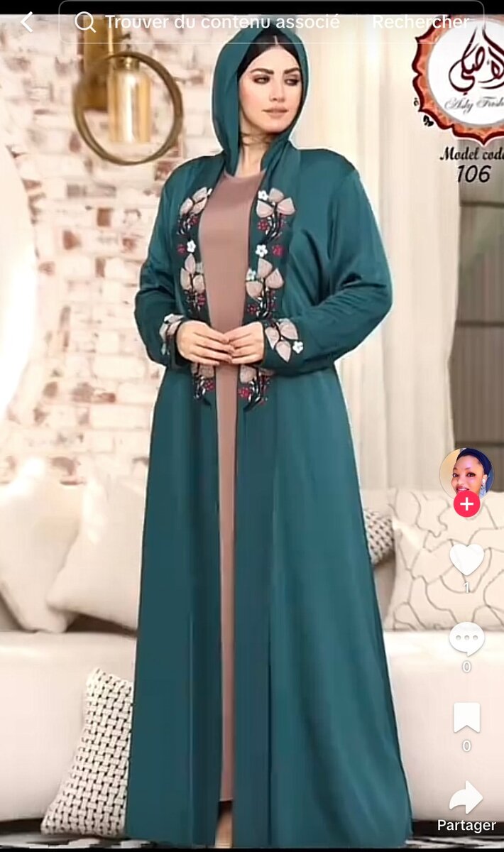 Abaya femme chic et élégante