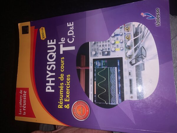 Livre Physique Terminale Cours Exercices