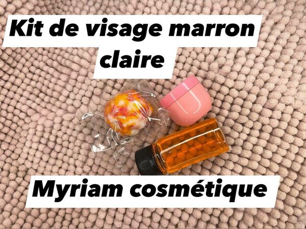 Kits de visage marron claire