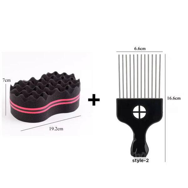 CHIFFON TWISTet peigne  MOYEN