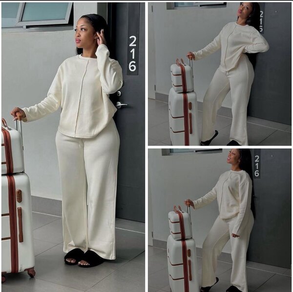 Costume de voyage confortable