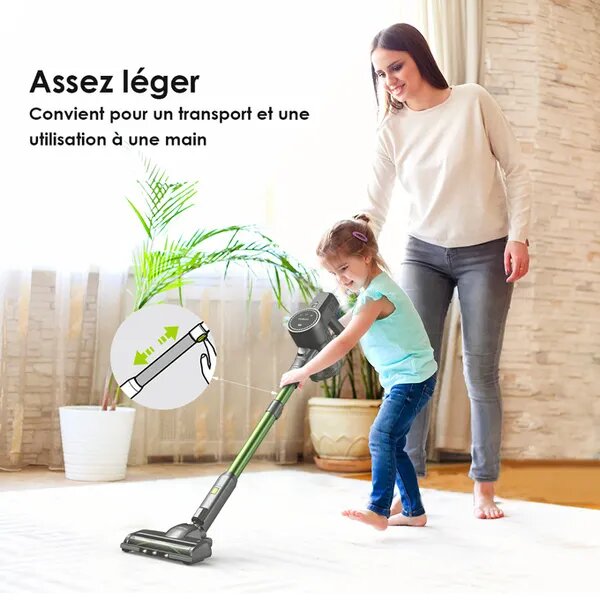 Aspirateur balai puissant