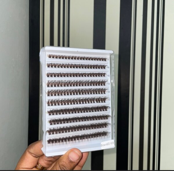 Dark Brown Eyelash Extensions