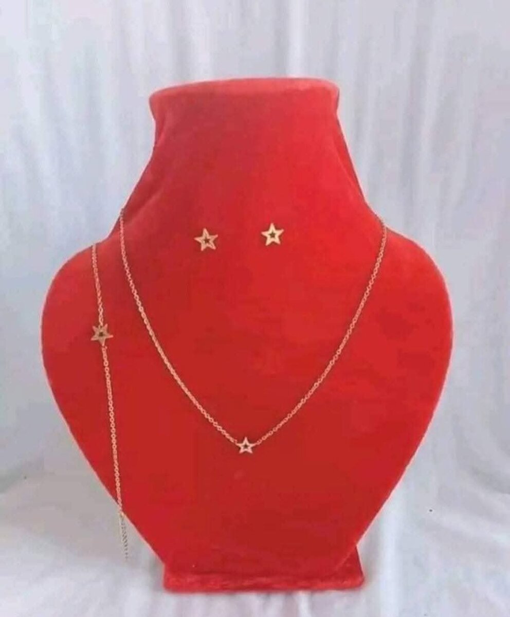 Parure bijoux en acier inoxydable