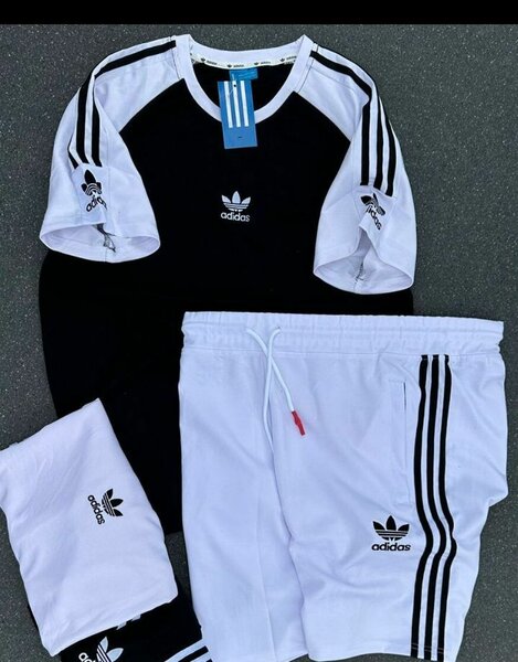Ensemble survêtement Adidas homme noir et blanc