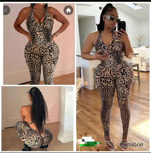 Combinaison Léopard Femme Sexy