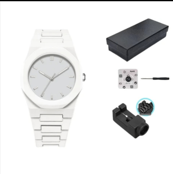 Montre blanche moderne