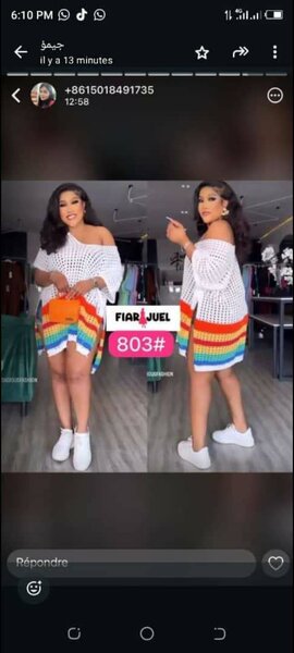 Robe Arc-en-Ciel Élégante