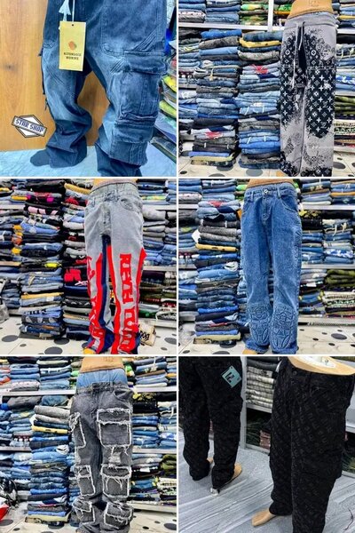 Jeans cargo pour homme