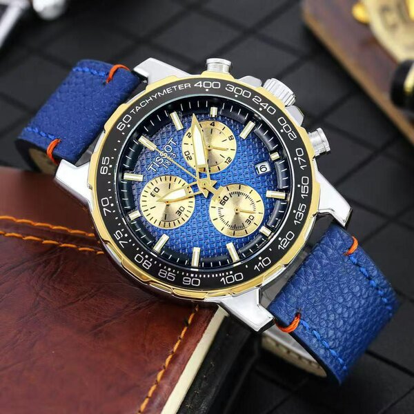 Montre Homme Élégante Bleue