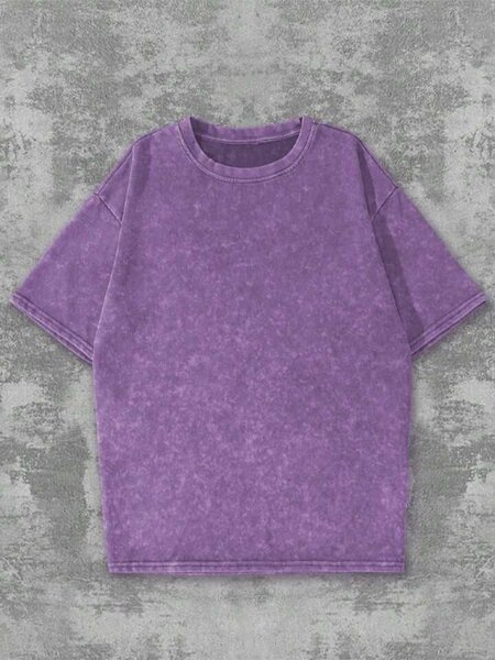 T-shirt vintage violet oversiz