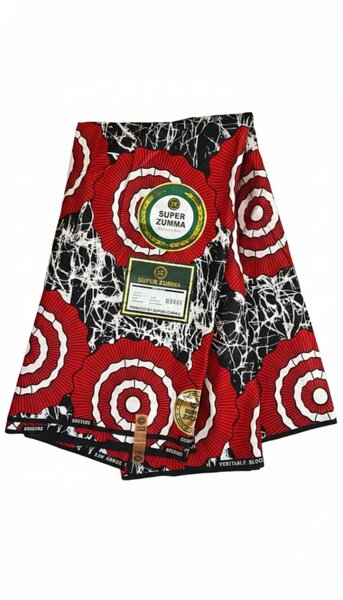 Pagne Wax Africain Rouge
