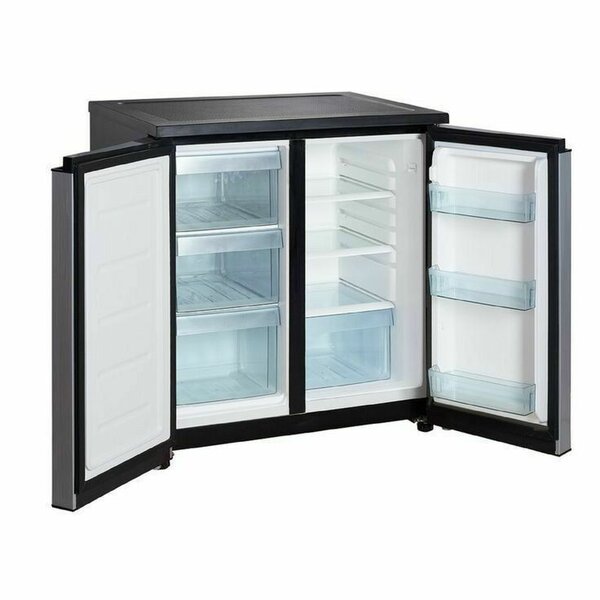 Mini réfrigérateur encastrable noir