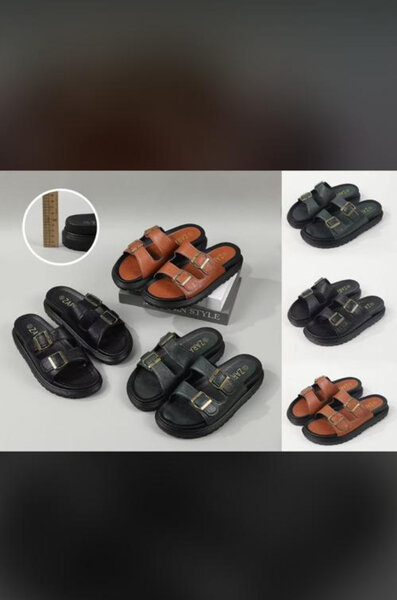 Sandales homme cuir confort