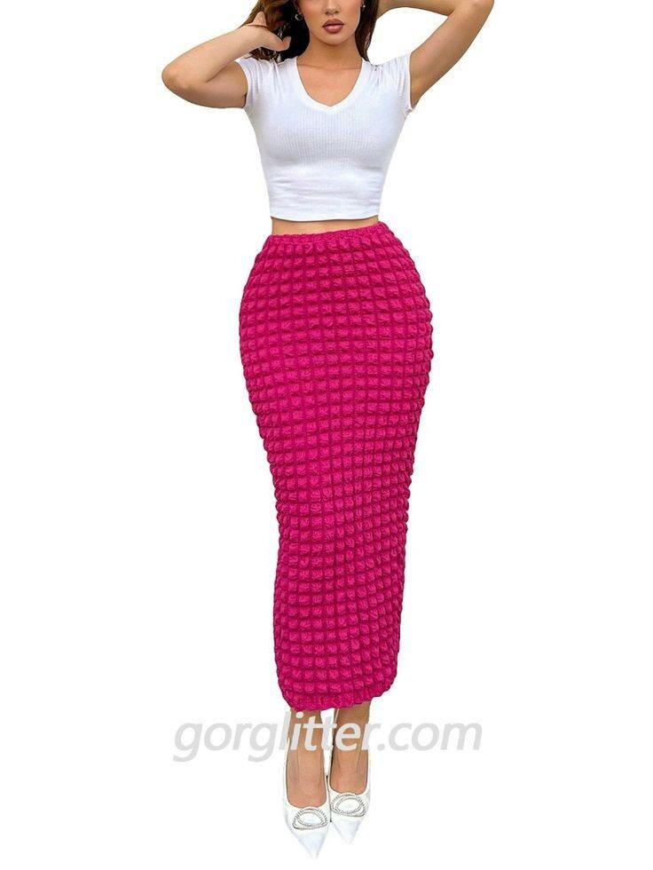 Jupe Longue Structurée