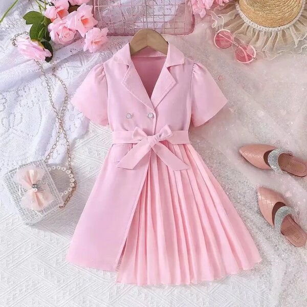 Robe Évasée Enfant Élégante