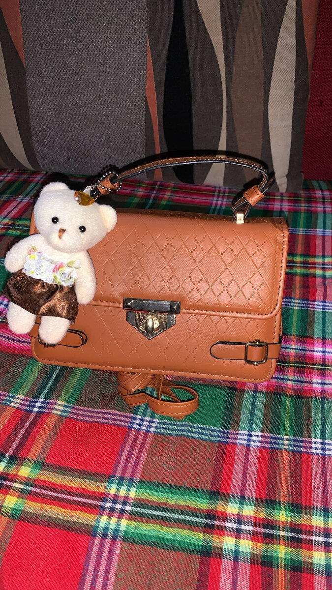 Sac à main tendance avec peluche
