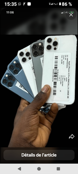 Smartphone Pro Max 256 Go