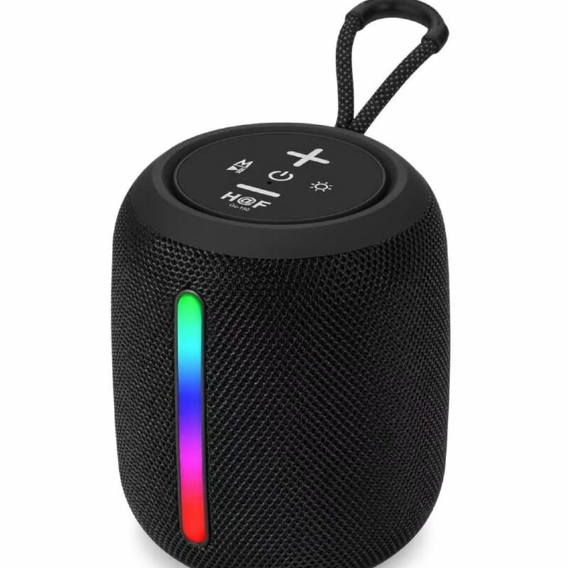Enceinte Bluetooth H&F étanche avec LED RGB