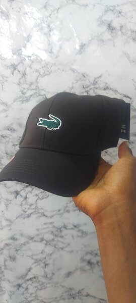 Casquette Lacoste noire pour homme