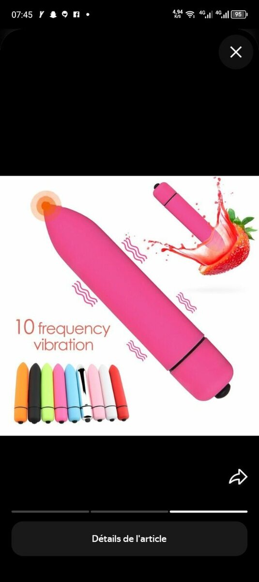 Mini Vibromasseur 10 Modes