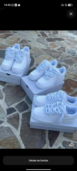 Baskets blanches élégantes