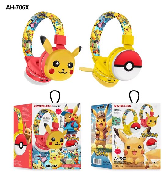 Casque sans fil Pikachu Pokémon