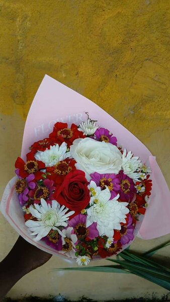 Bouquet de Fleurs coloré