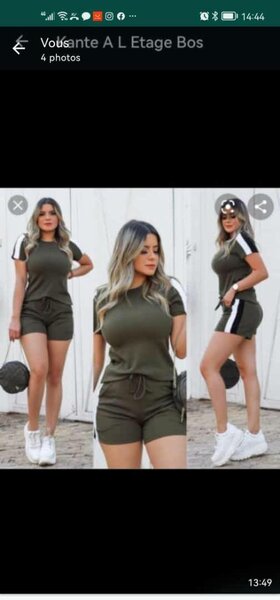 Tenue décontractée femme khaki