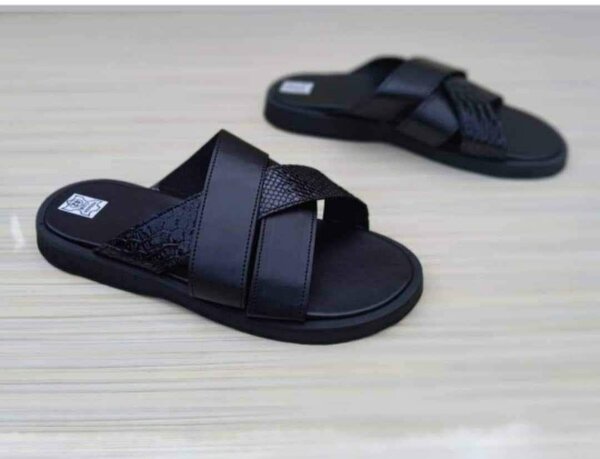 Sandales en cuir homme