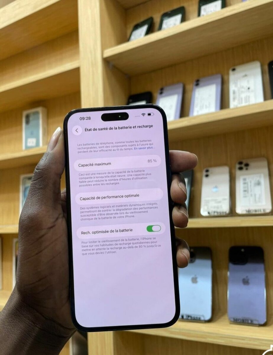 iPhone moderne et performant