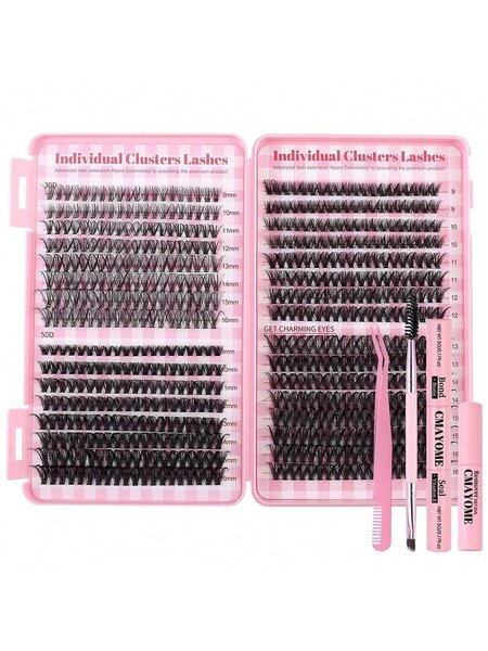 Extensions de cils en grappe DIY