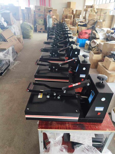 Presse à chaud transfert textile