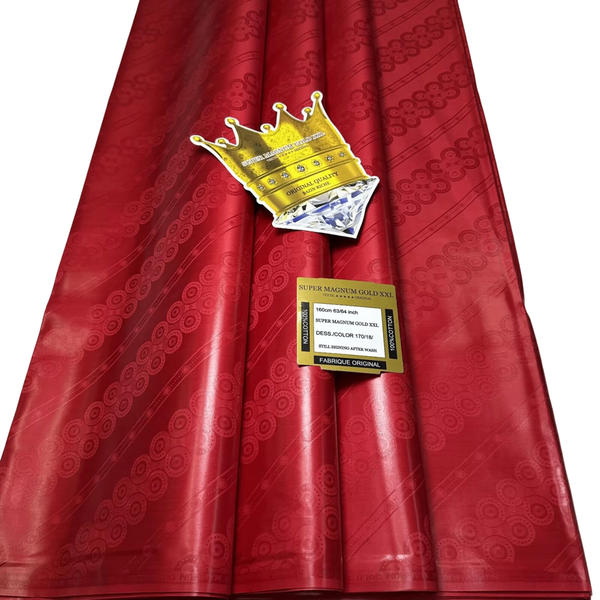 Tissu rouge Super Magnum Gold