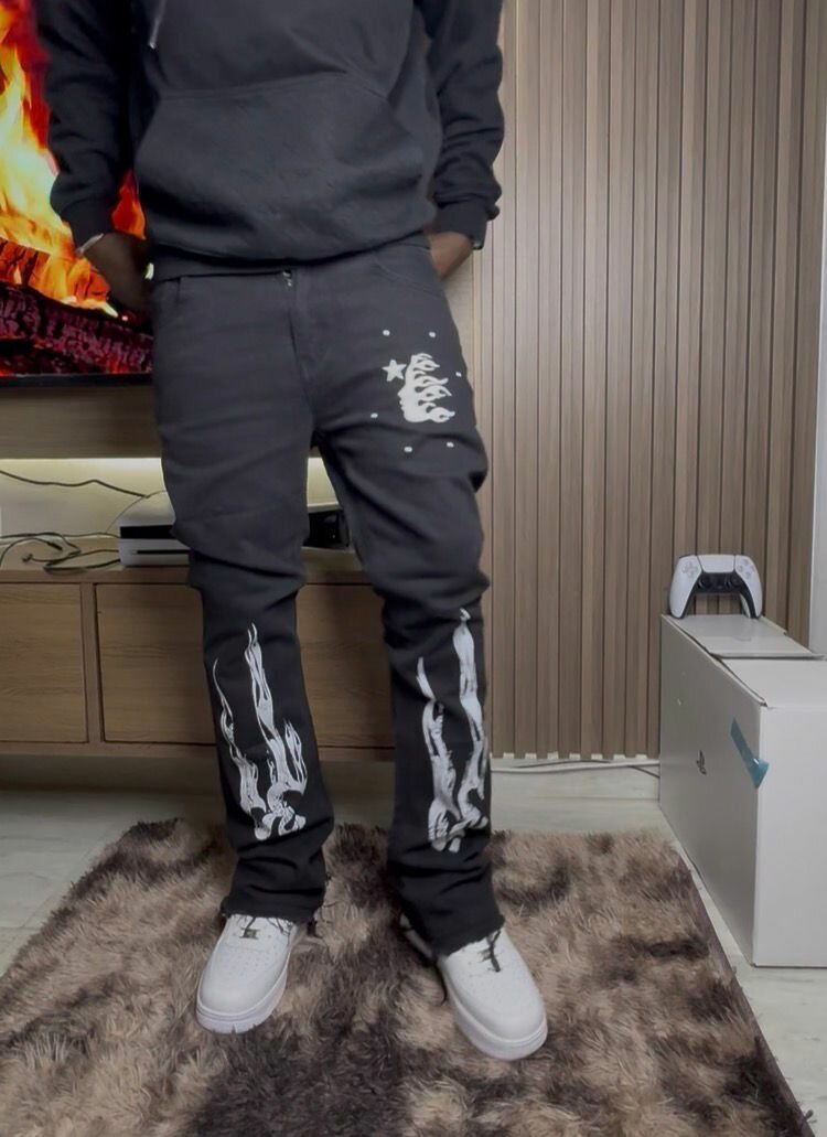 Pantalon streetwear graphique