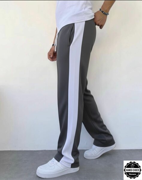 Pantalon de sport bicolore