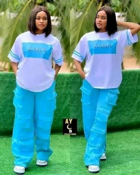 T-shirt et Pantalon Décontracté Femme