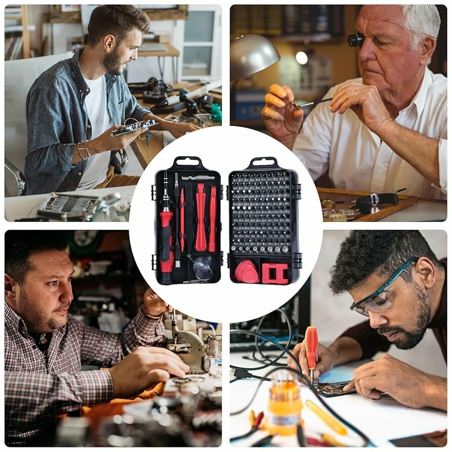 Lot de 2 Kit tournevis 115 pcs