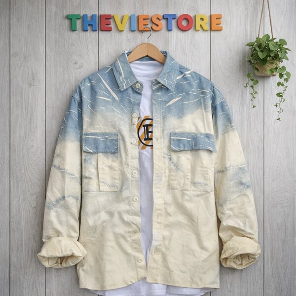 Veste en jean délavé THEVIESTORE