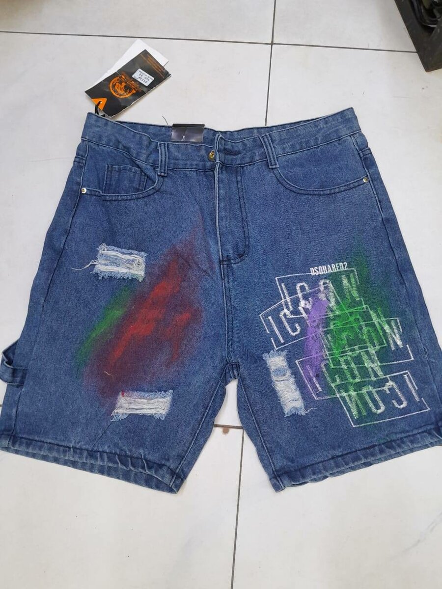 Shorts en jean décontractés