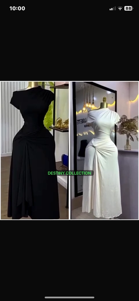 Robe élancée élégante femme