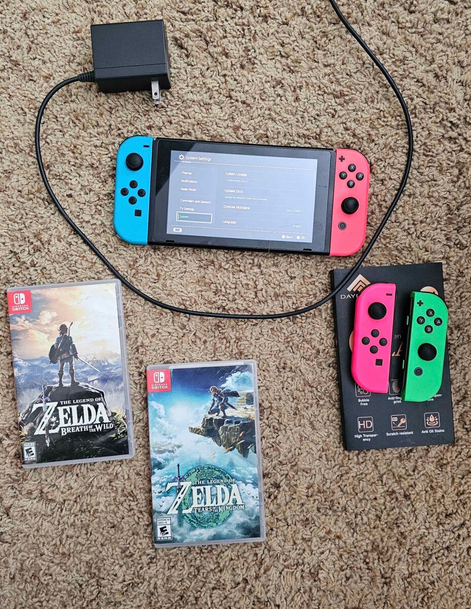 Nintendo Switch Lite avec jeux Zelda