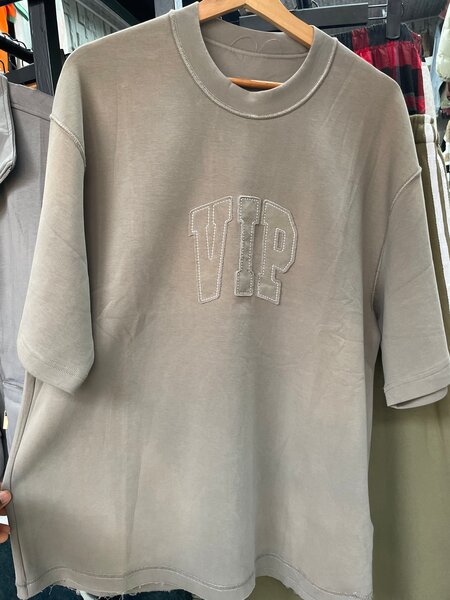 T-shirt oversize gris