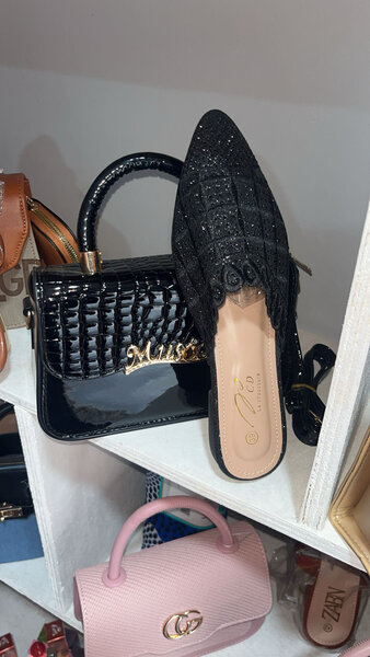 Chics Mules Pailletées Éclatantes